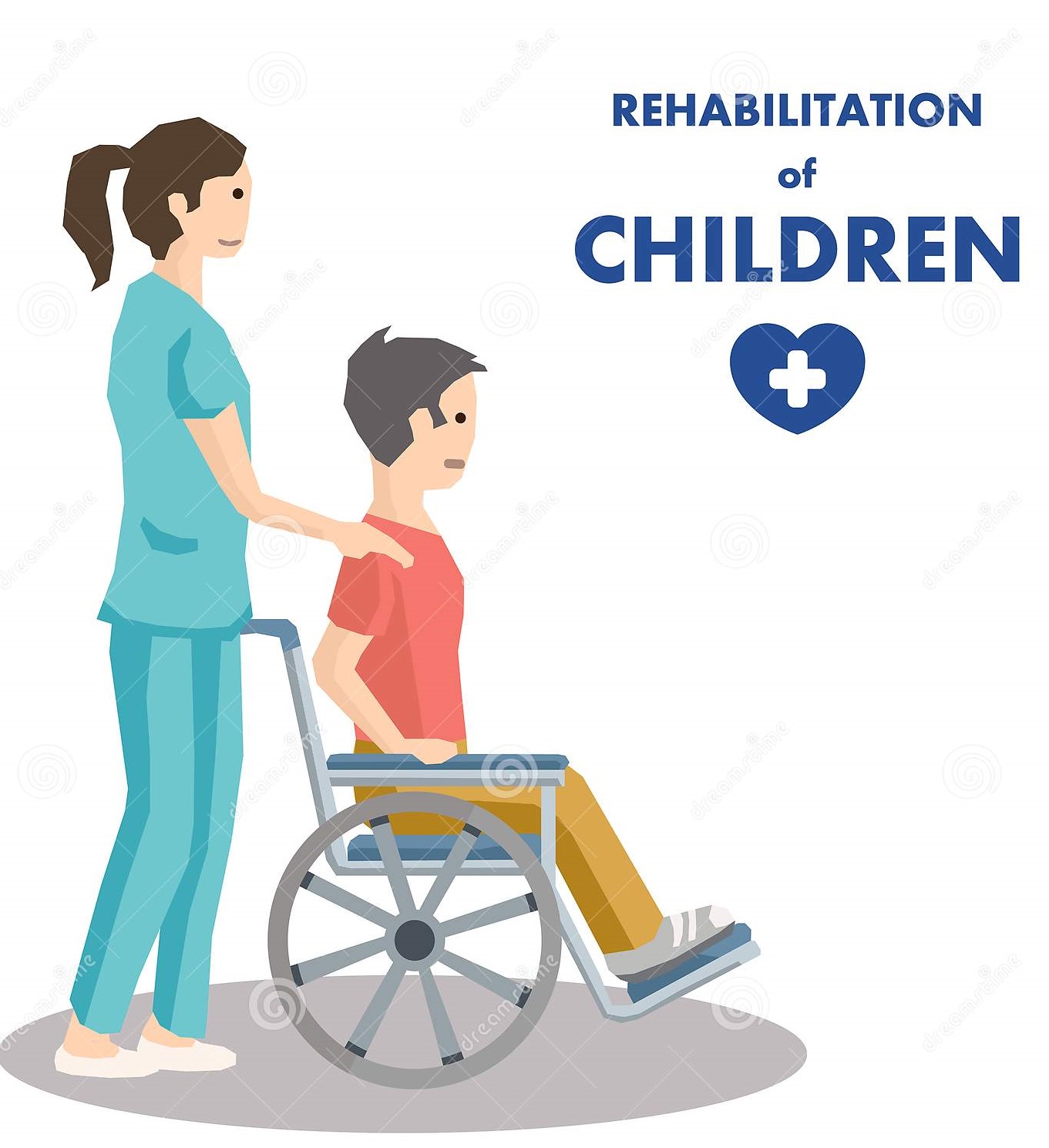Disabled children and Rehabilitation.